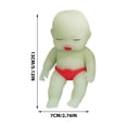 thumbnail image 3 of KOYPTL In The Dark Doll Stress Relief ToySand FilledFidget Toy With Colorful Diapers SlowSensory Toy For AdultsDesk Decor For HomeOfficeGift for Christmas Easter Holiday Party Favors, 3 of 5