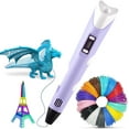 thumbnail image 1 of Stylo d'Impression 3D Stylo de Dessin DIY avec Écran LCD avec 13 Filaments PLA pour Enfants Adultes, 1 of 5