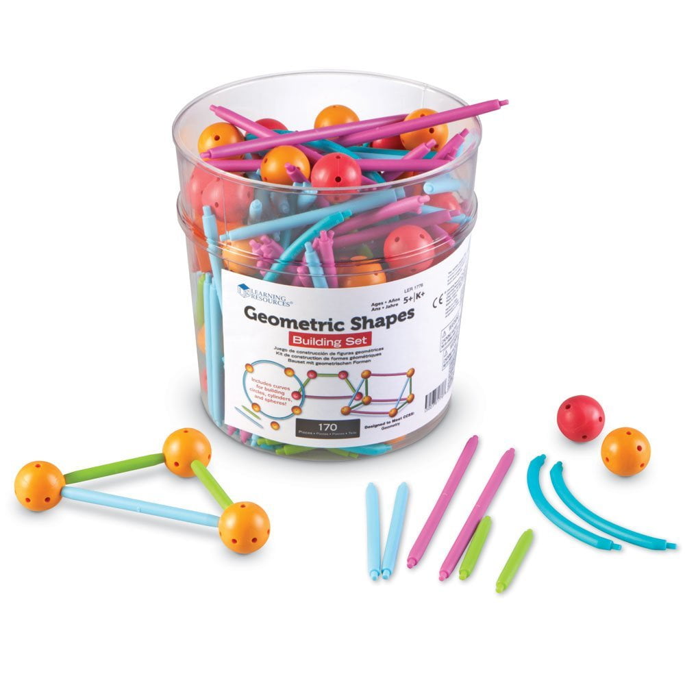 geometric shapes building set