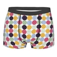 thumbnail image 4 of Goofa Polka Dot Printed Men's Boxer Briefs Underwear, Moisture-Wicking Underwear, Trunk,Soft and Breathable Cotton Underwear-Medium, 4 of 9