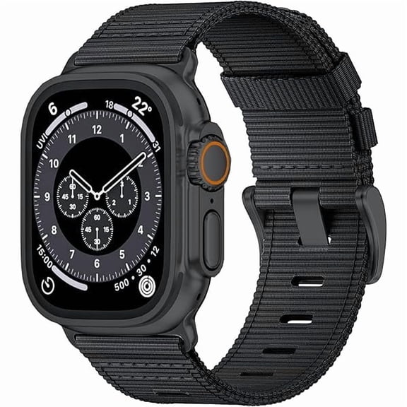 1997 Nylon Watch Band for Apple Watch Ultra 2 Band (Series 1 2 3), Adjustable Breathable iWatch Straps for Apple Watch Ultra Bands for Men 10/9/8/7/6/SE/5/4/3/2/1