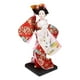 thumbnail image 5 of Muñeca kimono de geisha japonesa, artesanía tradicional, estatua de niña de 9 pulgadas, coleccionable Estilo D, 5 of 9