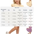 thumbnail image 2 of Eltusu Summer Dresses for Girls, Casual Crew Neck Short Sleeve Cotton Kids Clothes Beige Size 3-4T, 2 of 8