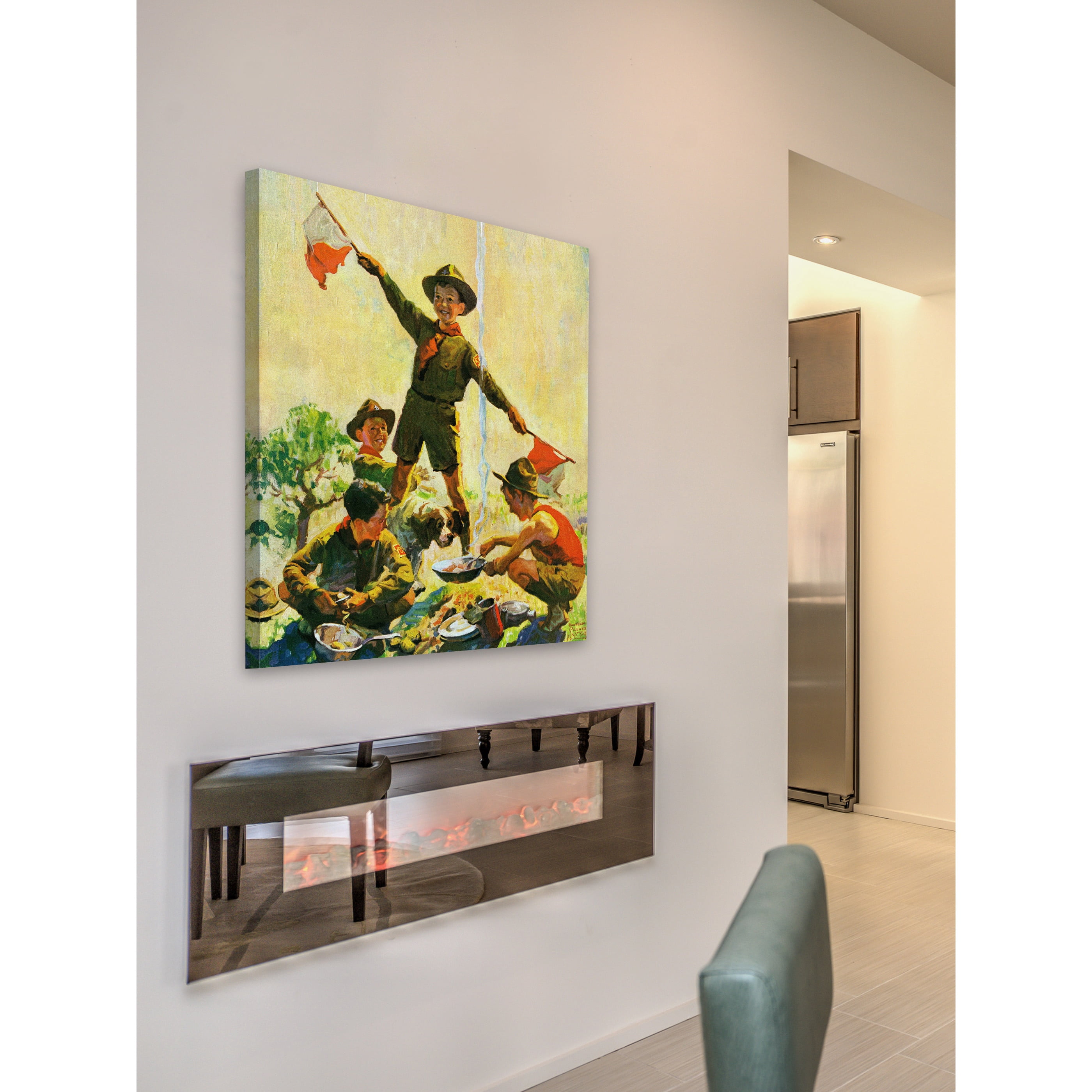 "Scouts" Painting Print on Wrapped Canvas