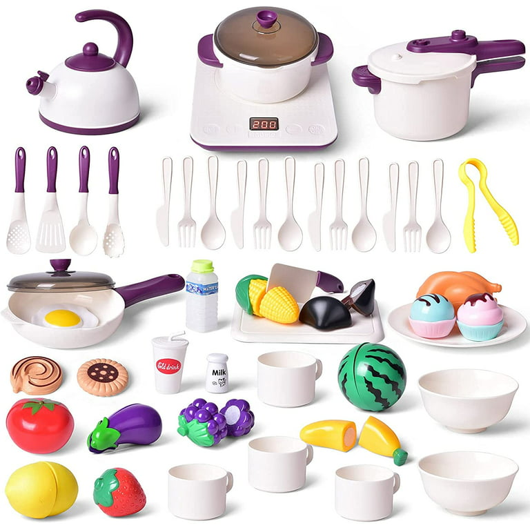 22PC Mini Simulation Kitchen Play House Toy Happy Small Kitchen Tableware  Fun Gifts for Child Teens Xmas Holiday Birthday