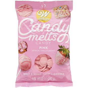 Wilton Pink Candy Melts Candy, 12 oz