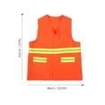thumbnail image 2 of HEANUJJ High Visibility Orange Safety Vest with Reflective Strips and Multiple Tool Pockets for Work and Outdoor Use, 2 of 8