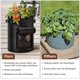thumbnail image 1 of patatas Paquete de 3 bolsas de cultivo de plantas, bolsas de cultivo de hortalizas de jardín de 7 galones con asas de correa y solapa de acceso, plan de tela no tejida transpirable, 1 of 2