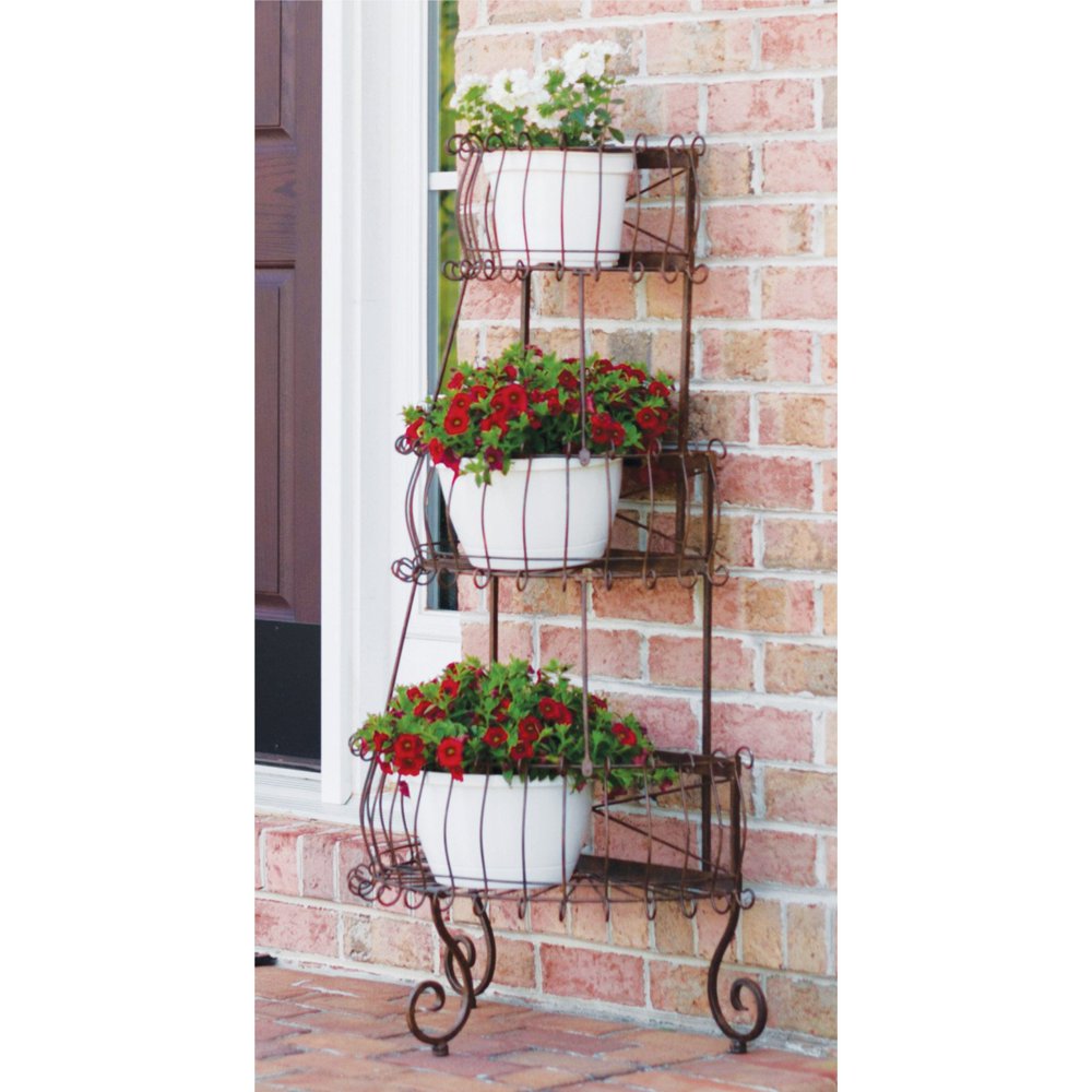 Deer Park Ironworks 3Tier Flower Plant Stand