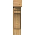 thumbnail image 2 of Ekena Millwork 8"W x 26"D x 34"H Olympic Block Rough Sawn Bracket w/ Offset Brace, Western Red Cedar, 2 of 25