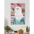 thumbnail image 2 of Della Rose Maltese Wrapped Canvas -Carolee Vitaletti Designs,, 2 of 3