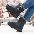 thumbnail image 3 of Women's Snow Boots | Waterproof Faux Fur Lined | Warm Cozy Winter Booties | Anti-Slip Sole | Stylish Outdoor Shoes, 3 of 9