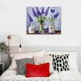 thumbnail image 4 of Nawypu Farmhouse Bathroom Decor Wall Art Purple Lavender Bathroom Pictures for Wall Rustic Country Bathroom Canvas Prints Bathroom Sign Painting Framed Artwork Decor for Bathroom Bedroom, 4 of 4
