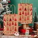 thumbnail image 4 of Christmas Snowflake Tote Bag Christmas Tree Accompanying Gift Bags Holiday Party Kraft Flat Bottom Packaging Bags Gift Bags, 4 of 6