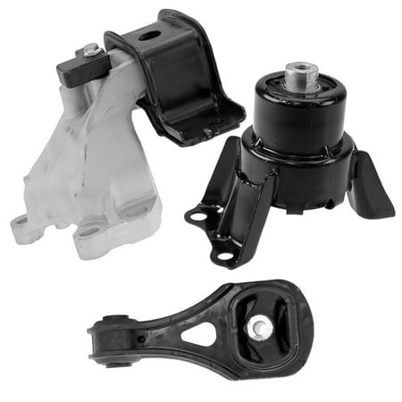 4M Auto Parts Rear Lower Engine Torque Strut Mount & Hydraulic Front Engine Mount With Left Manual Transmission Mount 3PCS. Parts 9947 A65098 10080