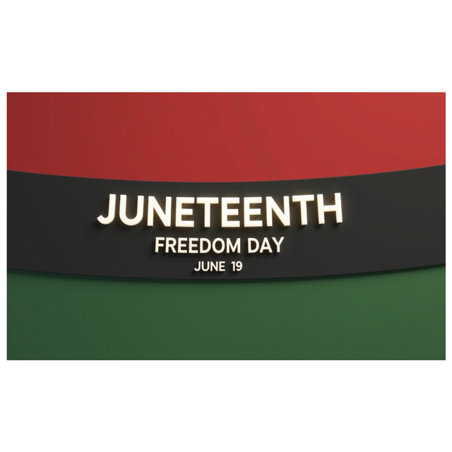 Stylish Design Juneteenth Banner Commemorative Theme Freedom Day Decoration for Cultural Events National Celebration Outdoor Display