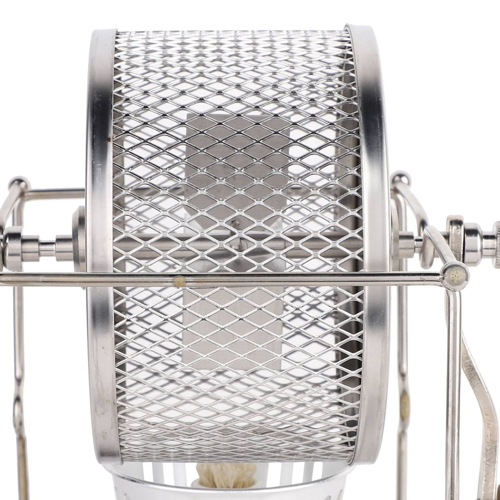 YAHHU Mini Manual Coffee Beans Roasting Machine Stainless Steel Roller with Handle for Home DIY (8.27 in / 21 cm)