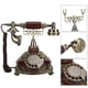 thumbnail image 4 of Teléfono, Tocadiscos de Resina Dial Teléfono Antiguo Europeo Tocadiscos Teléfono Estética Elegante, 4 of 9