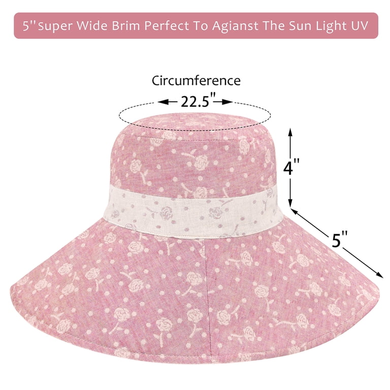 Wide Brim Reversible Sun Hat UPF 50+ Foldable m_6a32a83844ad4d235eabfe59.jpeg main image 2