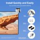 thumbnail image 4 of 72 inch 16:9 Portable HD Projector Screen, Foldable and Durable, Wall Mountable, for Outdoor Movies, Home Theater, Office, 4 of 4