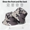 thumbnail image 4 of Camouflage Bucket Hat, Personalized Acrylic Fisherman Hat, Soft and Warm Casual Outdoor Cap for Daily Wear, 4 of 6