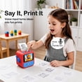 AI Voice Sticker Printer Box, Inkless Portable Mini Thermal Printer ...