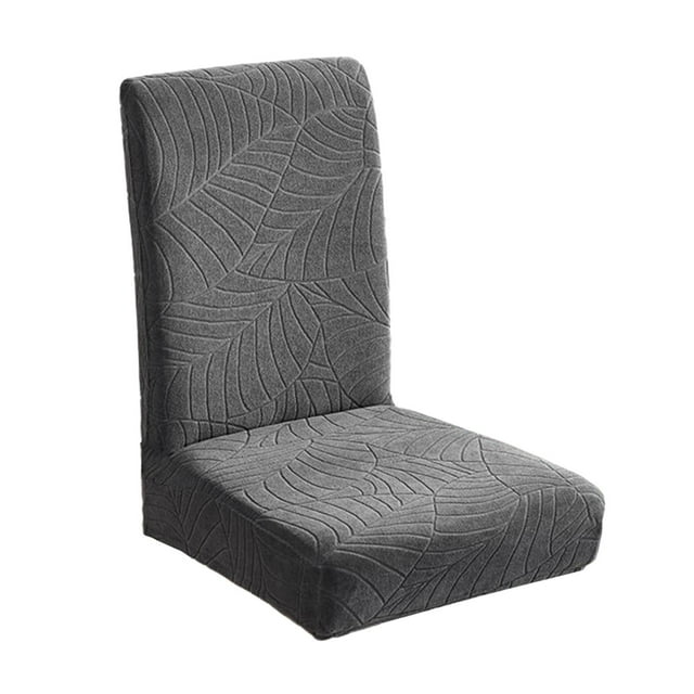 Funda elástica para silla de comedor, extraíble y lavable, ideal para banquetes y eventos. Gris oscuro