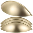 thumbnail image 1 of 4 Pcs Poignée de Porte Demi-Cercle Poignée de Meuble en Alliage de Zinc Bouton de Commode, 1 of 7