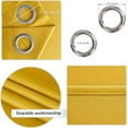 thumbnail image 3 of Blackout Curtain for Doorways and Closets K68 GOLD Color Window Thermal Insulated Top Grommets for Bedroom 37" X 84", 3 of 6
