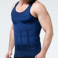 thumbnail image 3 of Vedolay Mens Tank Tops Men's Solid Sleeveless Round Neck Casual Summer Crop Tank Top Shirts(Blue,S), 3 of 4