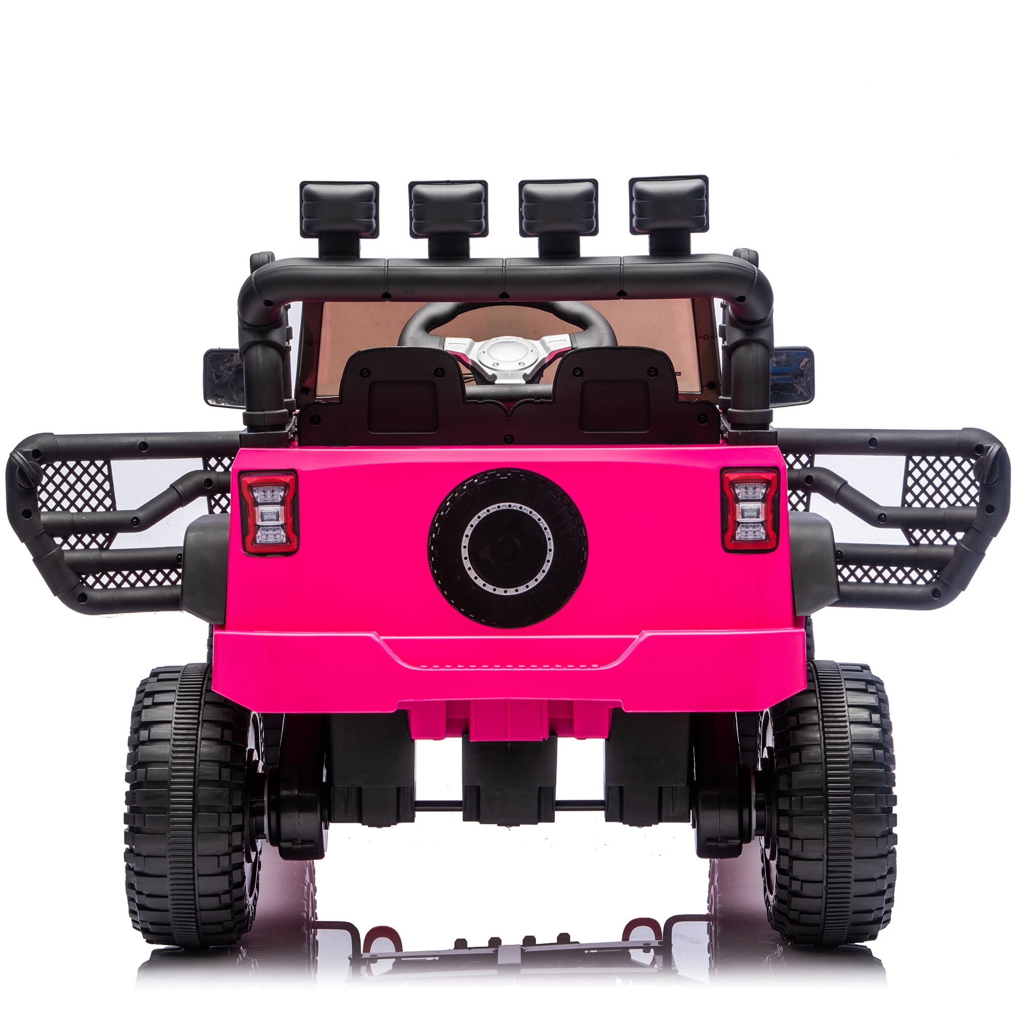HappyToysWorldGulunbur 24V Electric Ride On Car for Kids, 400W High-Power Motor & 4-Wheel Suspension, Parents Can Drive with Remote or Kids Self Drive, Bluetooth, LED Dashboard, for Boys Girls 3+