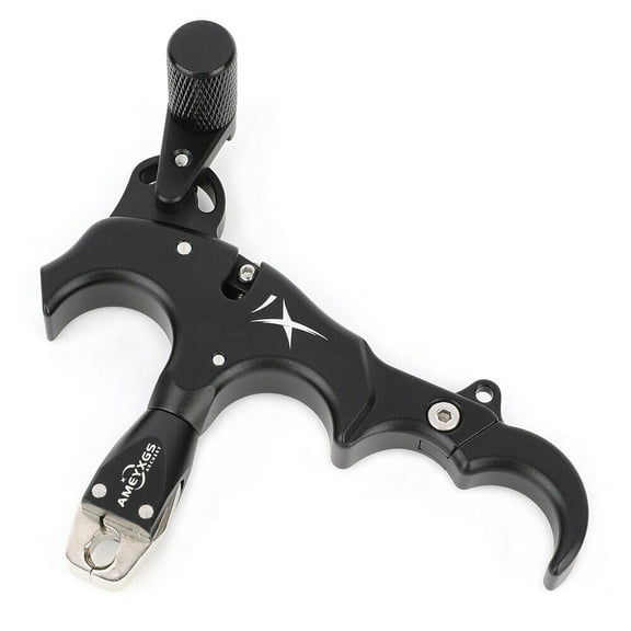 AME X1 Compound Bow Release Aids Grip Thumb 3 4 Fingers Caliper Trigger Archery Hunting