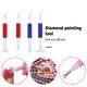 thumbnail image 5 of Cuadros Decorativos 5D bricolaje diamante pintura punta cuadrada taladro pluma diamantes de imitación artesanía herramientas (E) Likrtyny embutido en tela, 5 of 8