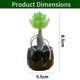 thumbnail image 2 of 2 uds suculentas bonsái adornos creativos plantas de flores artificiales en macetas flores falsas plantas verdes, 2 of 5