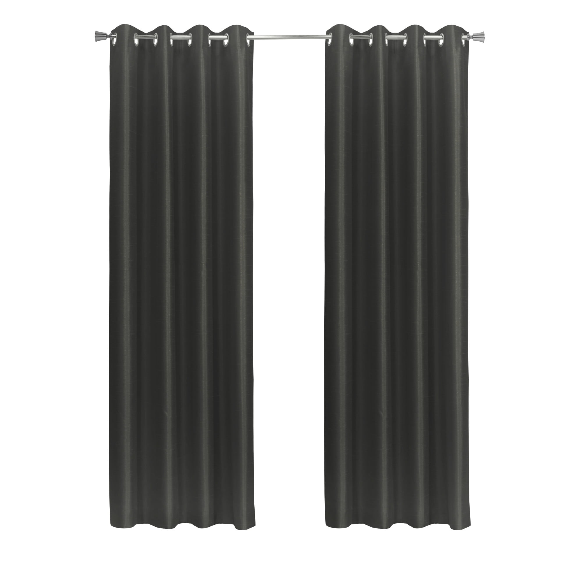 Loft Living Galiano Blackout Grommet Indoor Curtain 52 x 84 in Black