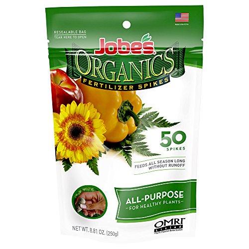 jobes organics all purpose fertilizer spikes, 444 organic time