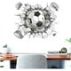 thumbnail image 5 of Pegatinas de fútbol 3D, pegatinas de pared 3D con forma de balón de fútbol para habitación infantil, pegatinas de vinilo de fútbol DIY, 5 of 5