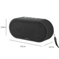 thumbnail image 3 of JilgTeok 1 Packs Portable Bluetooth Speaker Bluetooth 5.0 Stereo Speaker Support TF Card, AUX Cable, USB Flash Drive for Travel Camping Outdoor, 3 of 8
