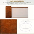 thumbnail image 4 of Linen Drum Lampshades Grunge rusty orange brown metal steel stone texture panorama 13"x13"x10" Light Shade for Table Lamps Floor Lamp Shades Lampshade Replacement Assembly Required, 4 of 8