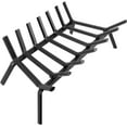thumbnail image 5 of Amagabeli Fireplace Grates 21 Inch Wide Heavy Duty Solid Steel Fireplace Log Grate for Indoor Wood Holder Wrought Iron Fire Grate Wood Rack for Outdoor Kindling Wood Stove Hearth Burning Rack Black, 5 of 8