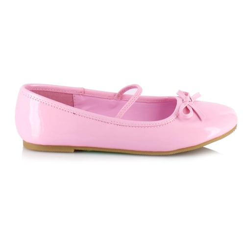Girls Pink Patent Ballet Shoes - Walmart.com - Walmart.com