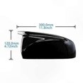thumbnail image 4 of Gloss Black Side Mirror Cover Caps For X5 E70 X6 E71 2007-2013 Left And Right Replacement Trim, 4 of 5