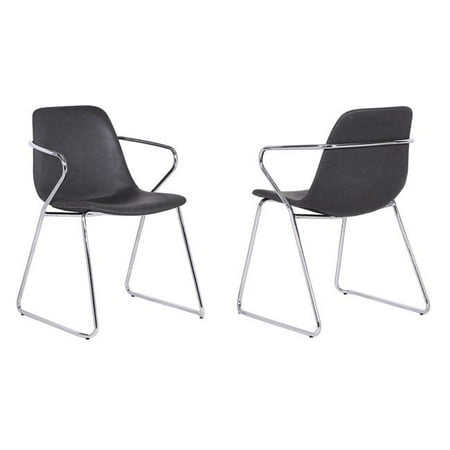 Armen Living Lcctsigrchrm Colton Contemporary Dining Chair In Colton Contemporary Dining Chair