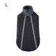 thumbnail image 3 of Chaqueta reflectante para mascotas al aire libre para ropa de animales pequeños, medianos y grandes a prueba de viento invierno senderismo Camping mono traje negro L Jumpingount PT000585-03, 3 of 7
