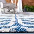 thumbnail image 4 of SAFAVIEH Courtyard Gerald Animal Indoor/Outdoor Runner Rug, Ivory/Navy, 2'3" x 8', 4 of 8