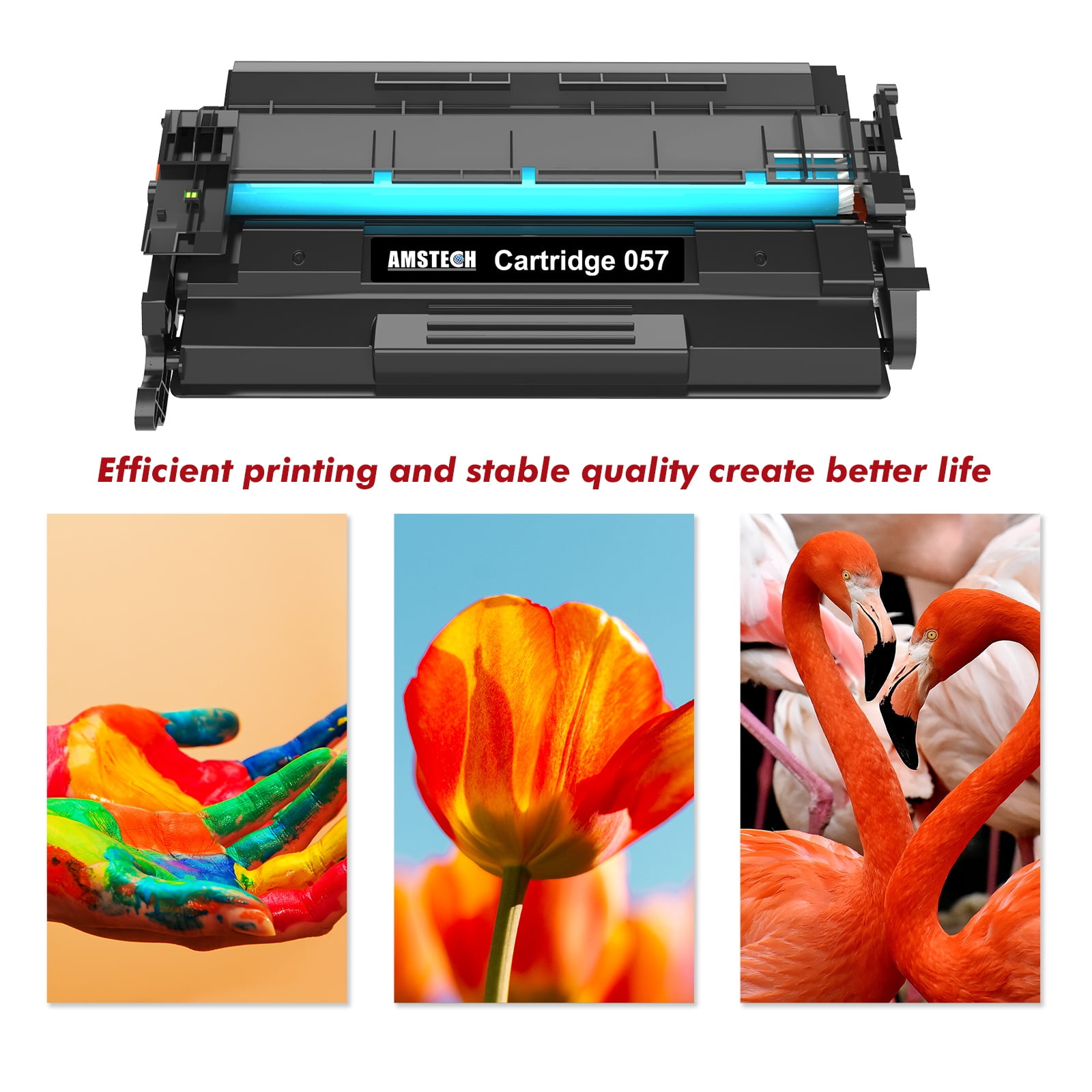 057H 057 Toner Cartridge Compatible for Canon 057H CRG-057H for ImageCLASS MF445dw MF448dw MF449dw LBP226dw LBP227dw LBP228dw MF445 Printer Ink (Black, 1-Pack)