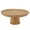 Wood Color, variant on Riousery Solid Wood Round Tall Fruit Plate Cake Stand Simple Serving Tray For Household Dessert Display High Bowl Table Centerpiece Wood Color 6.5 Inches / 16.5 cm [cite: 9, 12]