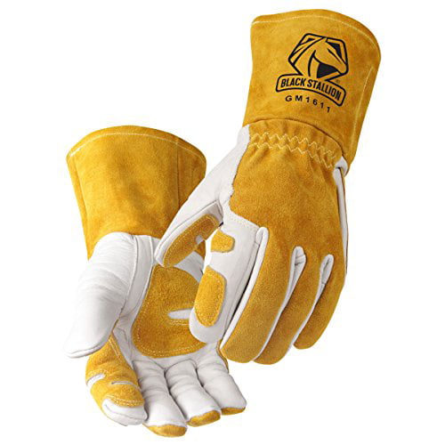 Seamless Finger With Kevlar Stitching Premium Grain Kidskin Revco BSX TIG Welding Gloves Medium 