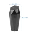 thumbnail image 5 of Unique Bargains Car Trash Can Portable Car Cup Holder Trash Bin Carbon Fiber Pattern Black 1 Pcs, 5 of 6