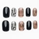 thumbnail image 1 of Uñas Postizas Sun&Beam Nails Hechas a Mano Cortas Cuadradas con Brillo, 1 of 6